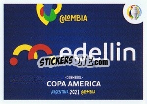 Sticker Medellin - CONMEBOL Copa América 2021
 n. C21 - Panini