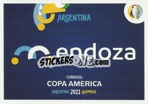 Sticker Mendoza - CONMEBOL Copa América 2021
 n. C6 - Panini