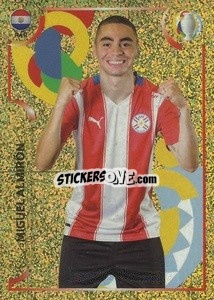 Sticker Miguel Almirón - CONMEBOL Copa América 2021
 n. PAR16 - Panini