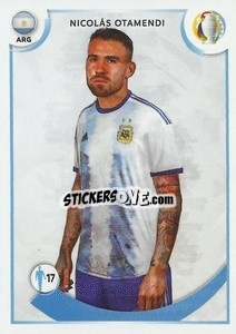 Sticker Nicolás Otamendi (Argentina) - CONMEBOL Copa América 2021
 n. M5 - Panini
