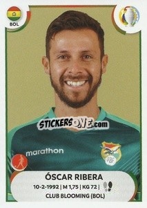 Sticker Óscar Ribera - CONMEBOL Copa América 2021
 - Panini