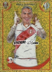 Sticker Paolo Guerrero (Peru) - CONMEBOL Copa América 2021
 - Panini