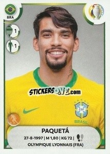 Cromo Paquetá - CONMEBOL Copa América 2021
 - Panini