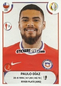 Sticker Paulo Díaz - CONMEBOL Copa América 2021
 - Panini