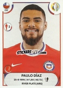 Cromo Paulo Díaz