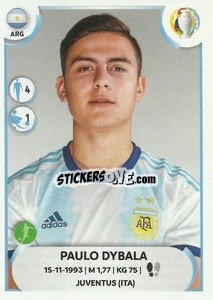 Sticker Paulo Dybala - CONMEBOL Copa América 2021
 n. ARG23 - Panini