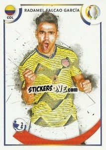 Sticker Radamel Falcao García (Colombia) - CONMEBOL Copa América 2021
 n. GOL15 - Panini