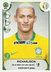 Sticker Richarlison - CONMEBOL Copa América 2021
 n. BRA21 - Panini