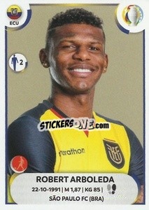 Sticker Robert Arboleda - CONMEBOL Copa América 2021
 n. ECU7 - Panini