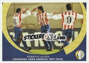 Cromo Roberto Acuña - Conmebol Copa America 1997