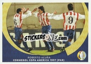 Sticker Roberto Acuña - Conmebol Copa America 1997 - CONMEBOL Copa América 2021
 n. LE10 - Panini