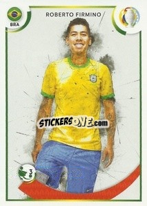 Sticker Roberto Firmino (Brazil) - CONMEBOL Copa América 2021
 n. GOL12 - Panini