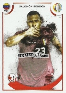 Sticker Salomón Rondón (Venezuela) - CONMEBOL Copa América 2021
 n. GOL10 - Panini