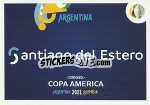 Sticker Santiago del Estero - CONMEBOL Copa América 2021
 n. C12 - Panini