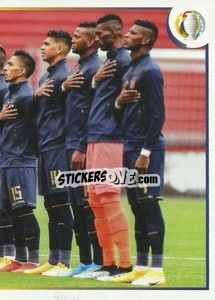 Sticker Team - CONMEBOL Copa América 2021
 n. ECU3 - Panini