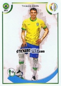 Sticker Thiago Silva (Brazil) - CONMEBOL Copa América 2021
 n. M12 - Panini