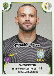 Sticker Weverton - CONMEBOL Copa América 2021
 - Panini