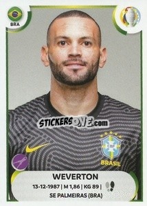 Cromo Weverton - CONMEBOL Copa América 2021
 - Panini