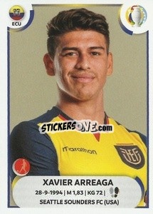 Sticker Xavier Arreaga - CONMEBOL Copa América 2021
 - Panini