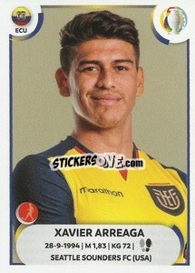 Figurina Xavier Arreaga - CONMEBOL Copa América 2021
 n. ECU6 - Panini