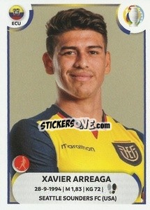 Figurina Xavier Arreaga - CONMEBOL Copa América 2021
 - Panini