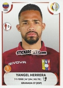 Sticker Yangel Herrera - CONMEBOL Copa América 2021
 n. VEN19 - Panini