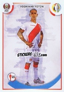 Sticker Yoshimar Yotún (Peru) - CONMEBOL Copa América 2021
 n. M4 - Panini