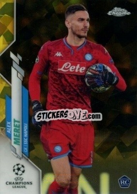 Sticker Alex Meret - UEFA Champions League Chrome 2019-2020. Sapphire Edition
 - Topps