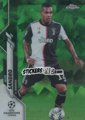 Figurina Alex Sandro - UEFA Champions League Chrome 2019-2020. Sapphire Edition
 - Topps