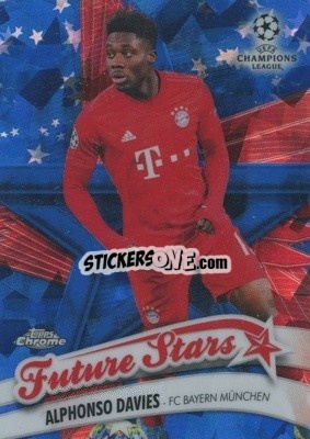 Sticker Alphonso Davies - UEFA Champions League Chrome 2019-2020. Sapphire Edition
 n. FS-AD - Topps