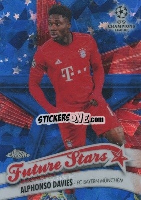 Cromo Alphonso Davies - UEFA Champions League Chrome 2019-2020. Sapphire Edition
 - Topps