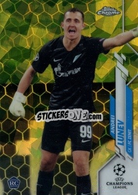 Sticker Andrei Lunev - UEFA Champions League Chrome 2019-2020. Sapphire Edition
 n. 79ys - Topps
