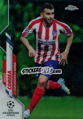 Sticker Ángel Correa - UEFA Champions League Chrome 2019-2020. Sapphire Edition
 - Topps