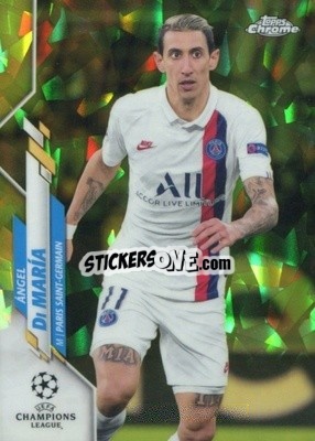 Sticker Ángel Di María - UEFA Champions League Chrome 2019-2020. Sapphire Edition
 - Topps