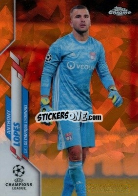 Sticker Anthony Lopes - UEFA Champions League Chrome 2019-2020. Sapphire Edition
 - Topps
