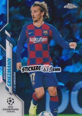 Sticker Antoine Griezmann - UEFA Champions League Chrome 2019-2020. Sapphire Edition
 - Topps