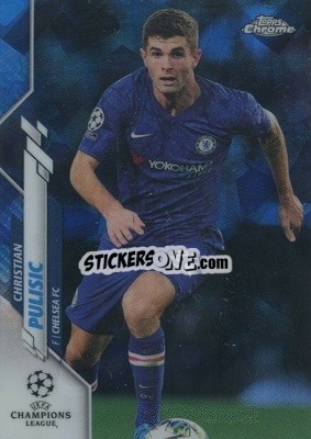 Sticker Christian Pulisic - UEFA Champions League Chrome 2019-2020. Sapphire Edition
 n. 47 - Topps