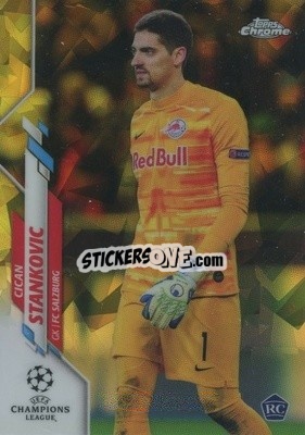 Sticker Cican Stankovic - UEFA Champions League Chrome 2019-2020. Sapphire Edition
 - Topps