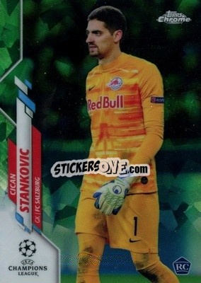 Sticker Cican Stankovic - UEFA Champions League Chrome 2019-2020. Sapphire Edition
 - Topps