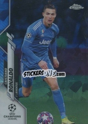 Sticker Cristiano Ronaldo - UEFA Champions League Chrome 2019-2020. Sapphire Edition
 - Topps