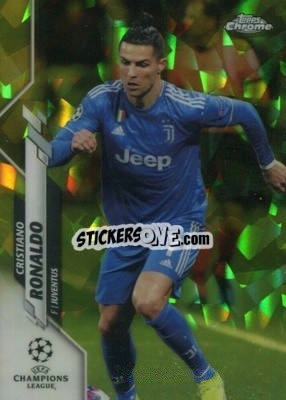 Sticker Cristiano Ronaldo - UEFA Champions League Chrome 2019-2020. Sapphire Edition
 n. 100ys - Topps
