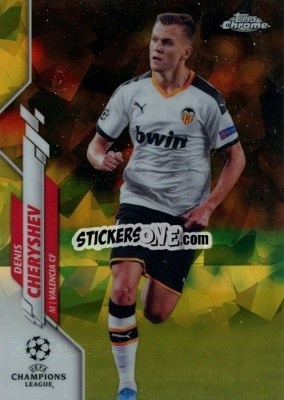 Sticker Denis Cheryshev - UEFA Champions League Chrome 2019-2020. Sapphire Edition
 n. 72ys - Topps