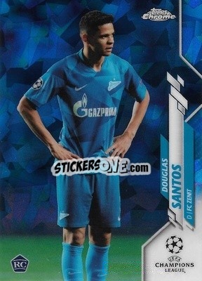 Sticker Douglas Santos - UEFA Champions League Chrome 2019-2020. Sapphire Edition
 - Topps