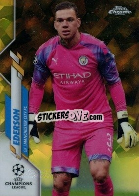 Sticker Ederson - UEFA Champions League Chrome 2019-2020. Sapphire Edition
 n. 89ys - Topps