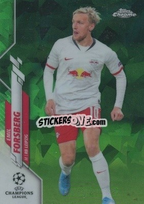Sticker Emil Forsberg - UEFA Champions League Chrome 2019-2020. Sapphire Edition
 n. 40grs - Topps