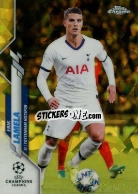 Sticker Erik Lamela - UEFA Champions League Chrome 2019-2020. Sapphire Edition
 n. 39ys - Topps