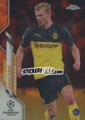 Sticker Erling Haaland - UEFA Champions League Chrome 2019-2020. Sapphire Edition
 n. 74os - Topps
