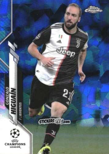 Figurina Gonzalo Higuaín - UEFA Champions League Chrome 2019-2020. Sapphire Edition
 n. 84 - Topps
