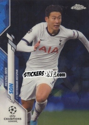 Cromo Heung-Min Son - UEFA Champions League Chrome 2019-2020. Sapphire Edition
 - Topps