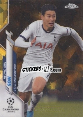 Sticker Heung-Min Son - UEFA Champions League Chrome 2019-2020. Sapphire Edition
 - Topps